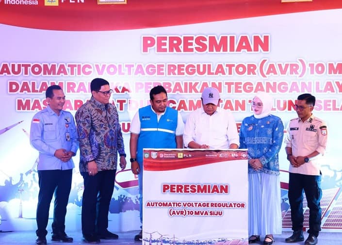 Gubernur Herman Deru Resmikan AVR 10 MVA di Banyuasin: Tegangan Naik, Ekonomi Warga Terdongkrak