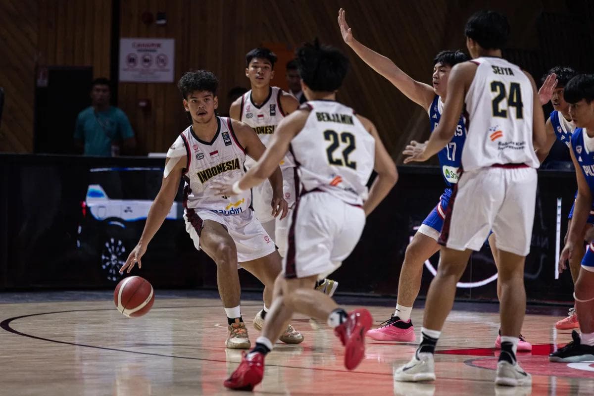Indonesia Bidik Kemenangan atas Chinese Taipei di Laga Pamungkas Piala Asia FIBA U16 