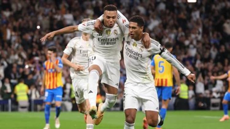 Brace Mbappe Antar Madrid Pesta Gol ke Gawang Valencia, Semakin Kokoh di Puncak Liga Spanyol