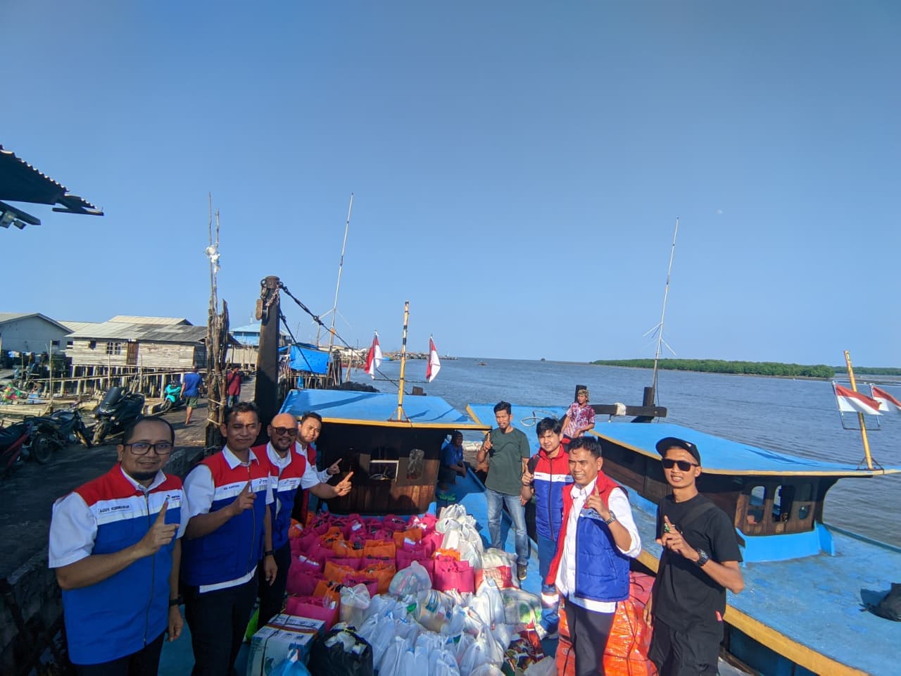 Jangkau Langsa, PGN Tempuh Jalur Laut untuk Evakuasi, Distribusi Logistik dan Buka Komunikasi di Titik Terisolasi