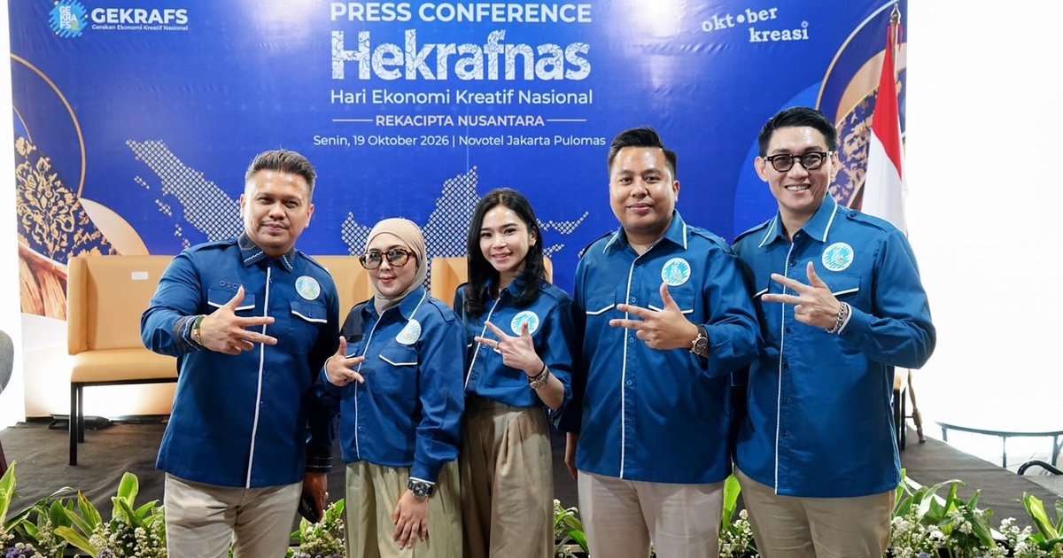 Hekrafnas 2026 Digelar di 7 Provinsi dan 17 Negara, Gekrafs Perluas Pasar Kreatif Indonesia