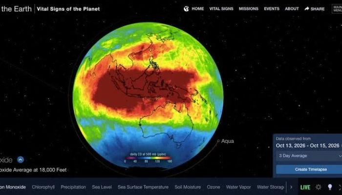 Citra NASA Tampilkan Sebaran Karbon Monoksida di Indonesia, Ini Dampaknya bagi Kesehatan