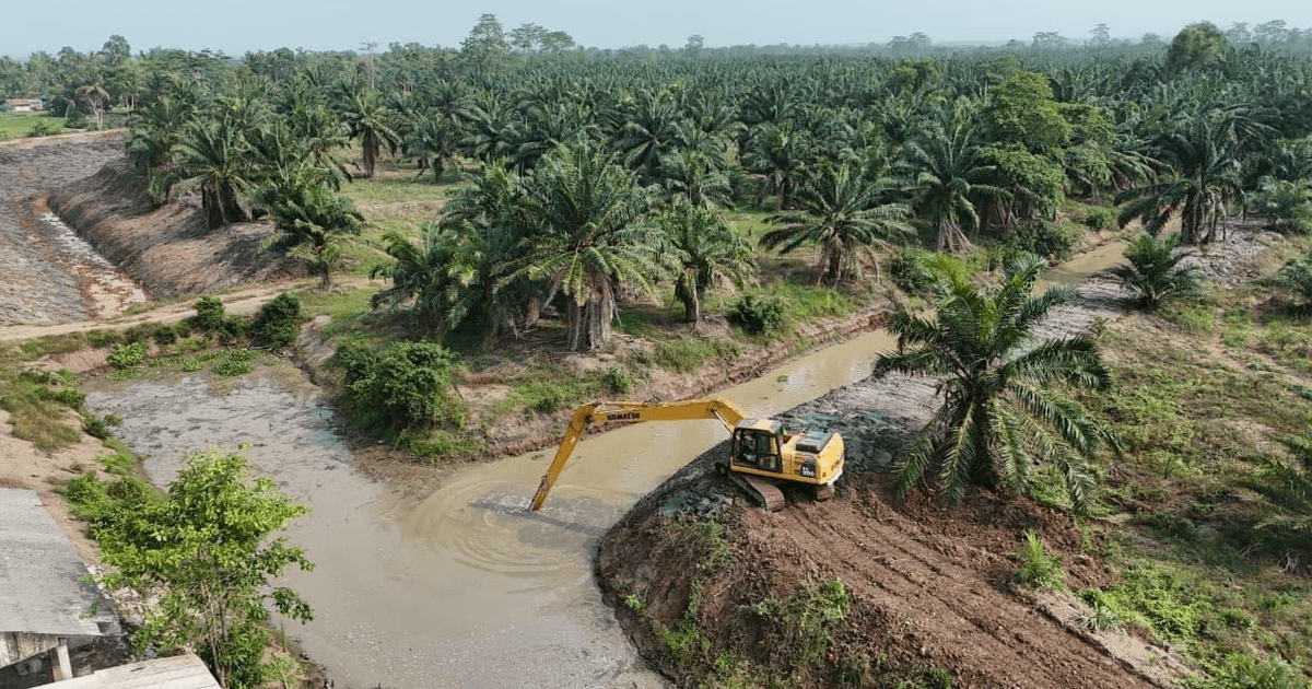 Kementerian PU Selamatkan 8.000 Ha Sawah Lampung dari Intrusi Air Laut