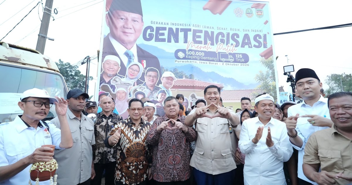 Gengtengisasi Serap 500 Ribu Genteng Produksi UMKM Plered