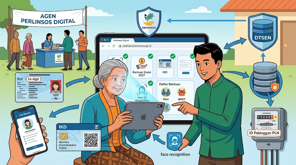 Cara Registrasi Ulang Bansos 2027 Lewat Perlinsos Digital, Cek Syarat dan Langkahnya