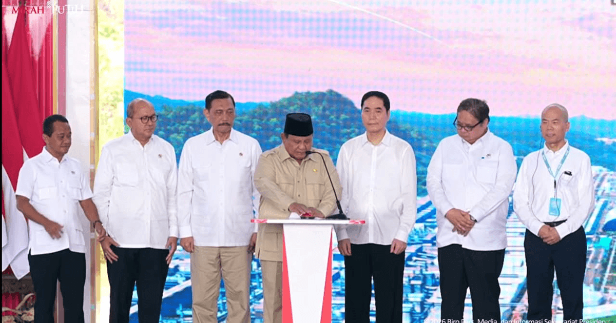 Pemerintah Resmikan 11 Proyek Hilirisasi Nikel di Halmahera Utara, Empat Proyek Siap Komersial