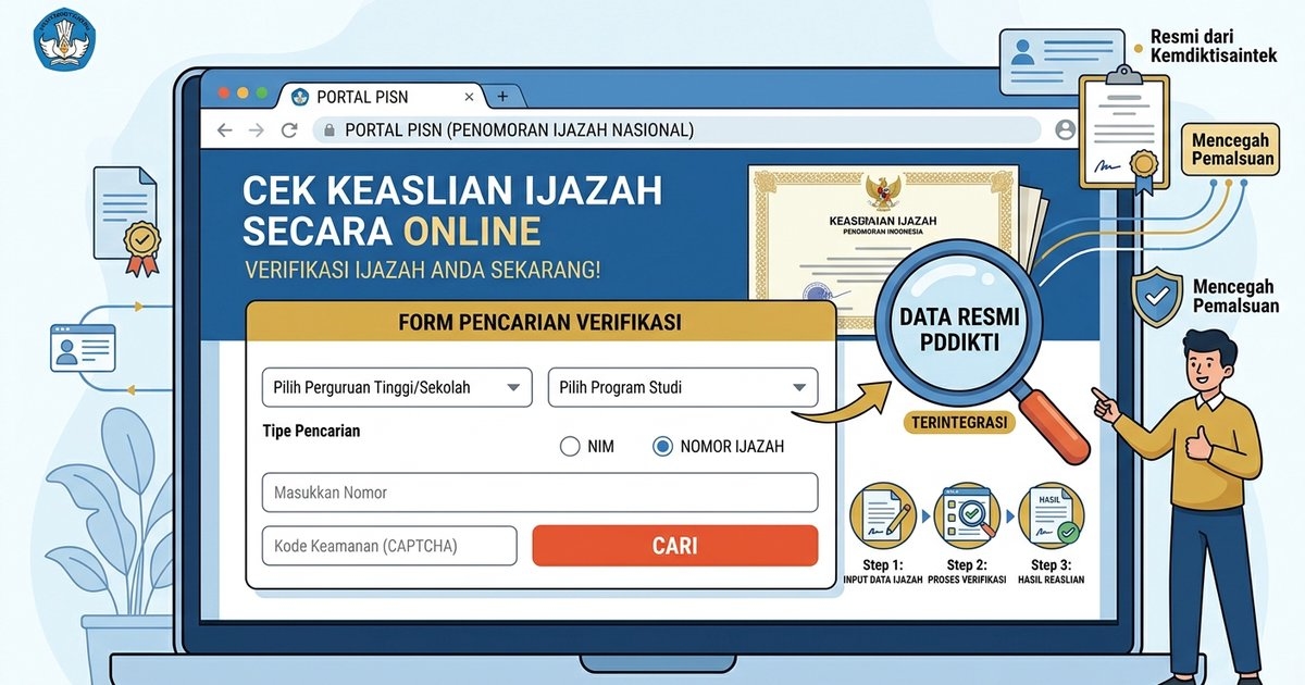 Cara Cek Keaslian Data Ijazah Secara Online