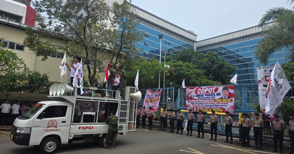 Soal PHK 11 Pekerja Epson, SPGI Desak Kemenaker Segera Bertindak
