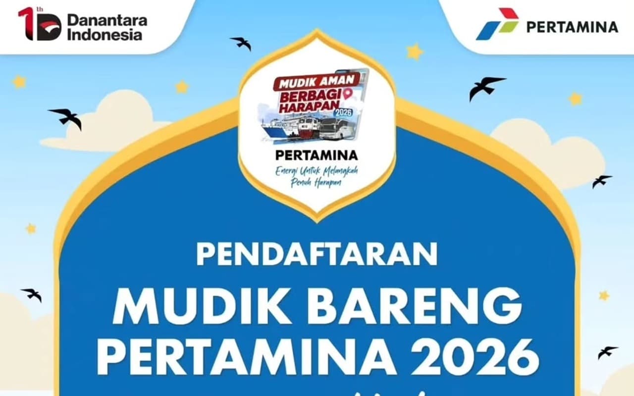 Buruan Daftar! Pendaftaran Mudik Gratis Pertamina 2026 Dibuka Mulai Besok, Cek Syarat dan Cara Daftarnya