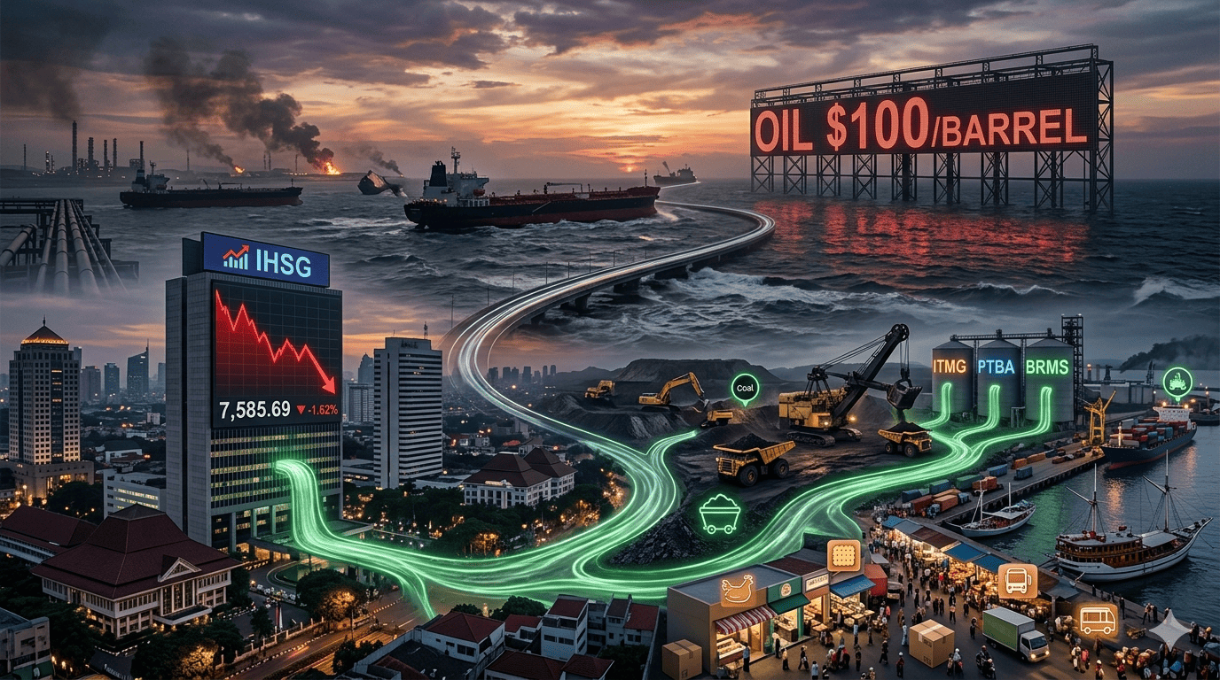 Harga Minyak Dunia USD100, Apa Dampaknya ke IHSG dan Saham Indonesia?