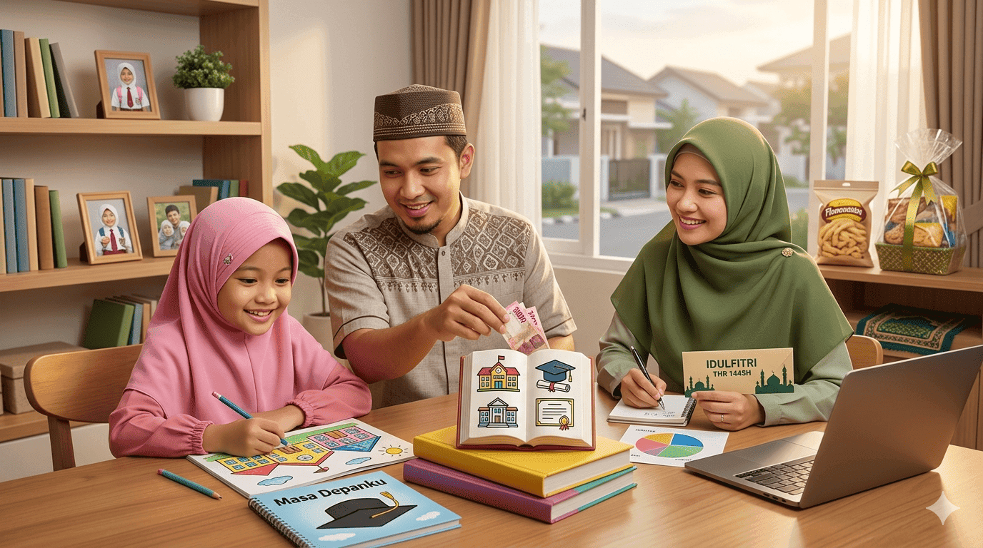 Tips THR untuk Dana Pendidikan Anak, Cara Cerdas Orang Tua Menyiapkan Masa Depan