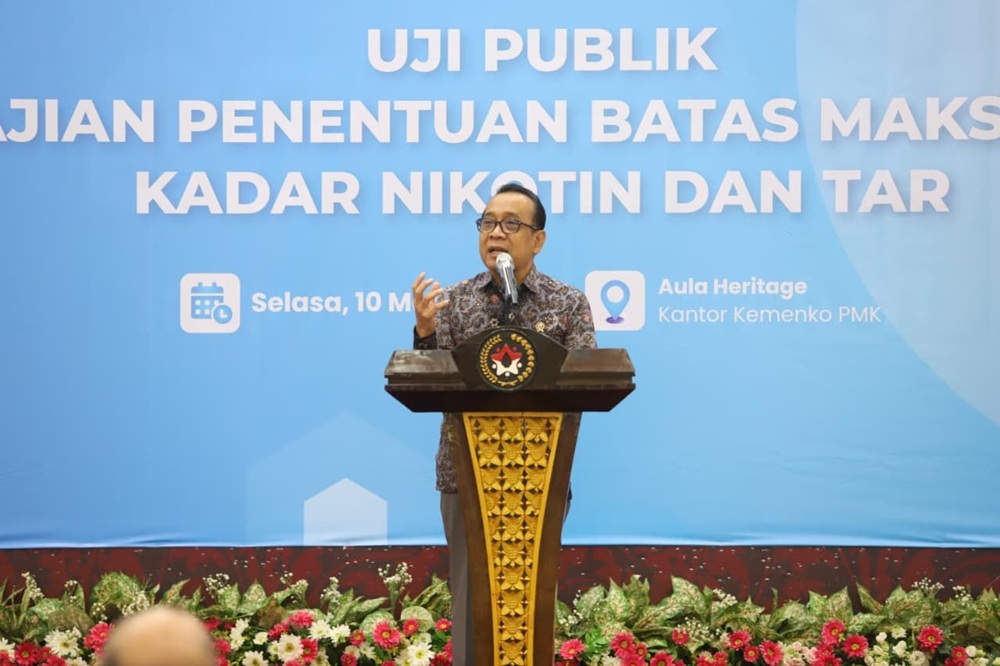 Kemenko PMK Jembatani Aspirasi Petani, Industri Serta Kesehatan dalam Penentuan Batas Nikotin dan Tar