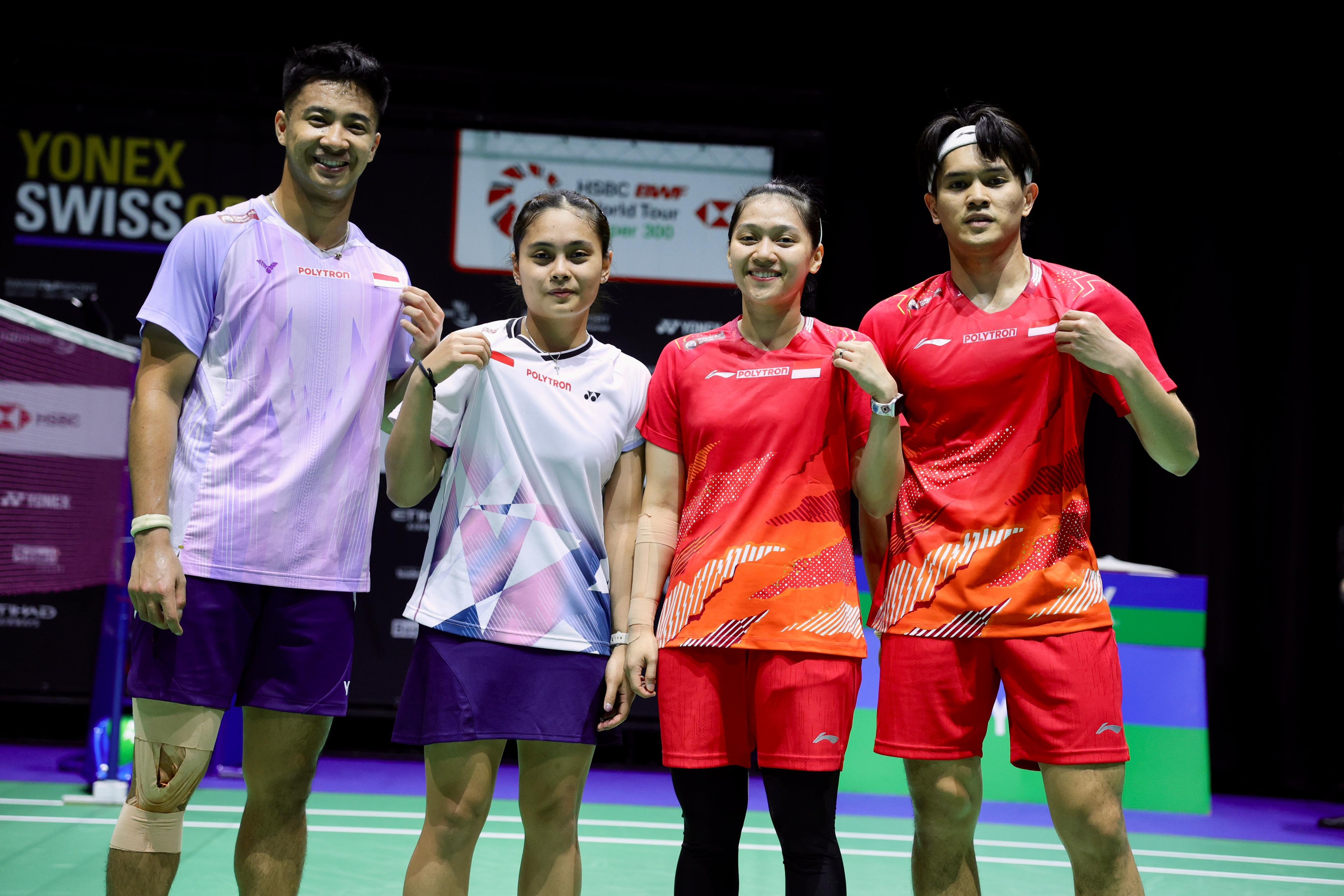 Swiss Terbuka: Menangi Duel Saudara, Adnan/Indah Pastikan Langkah ke 16 Besar