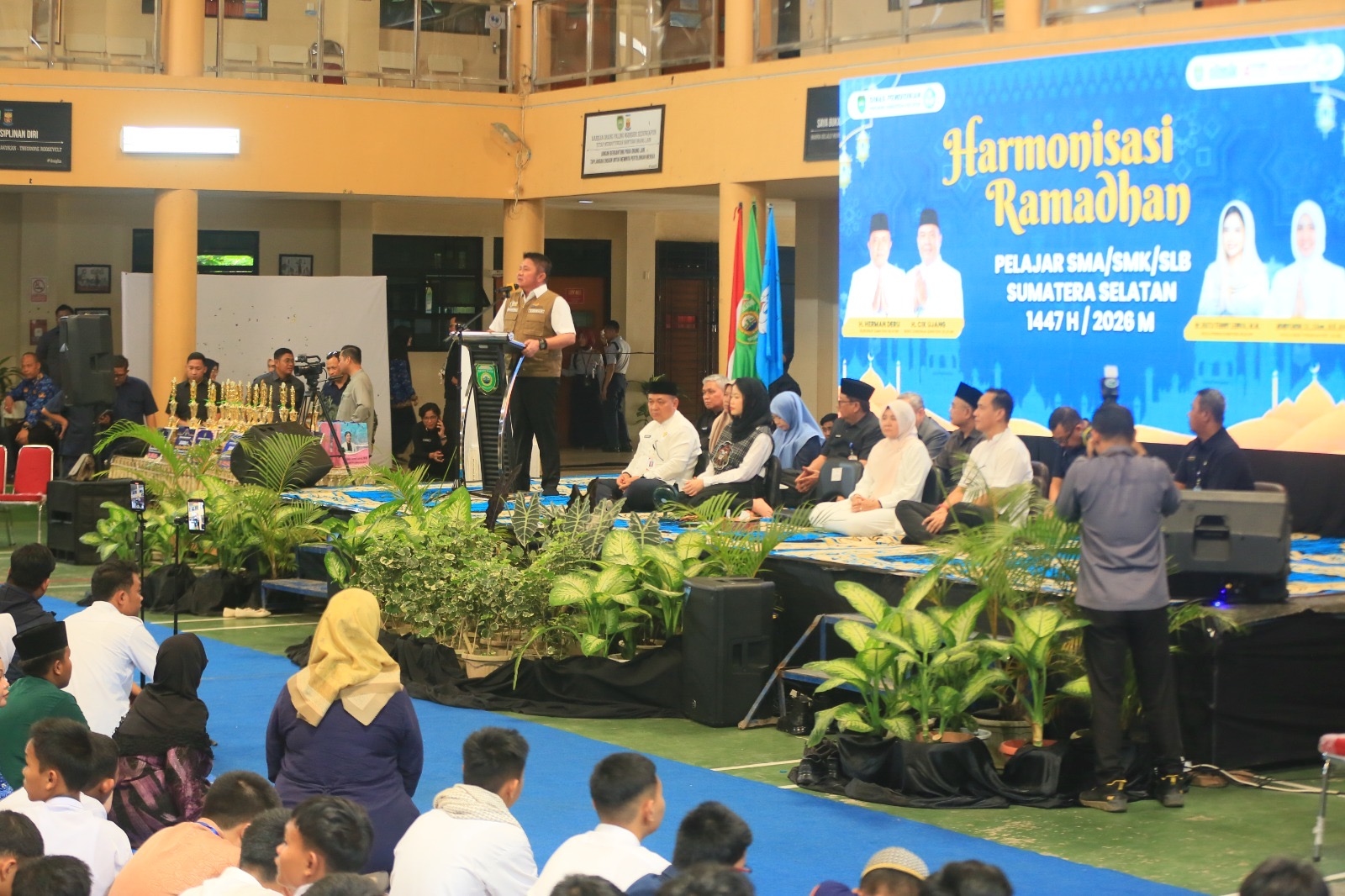 Herman Deru Beri Motivasi Pelajar Sumsel di Harmonisasi Ramadhan, Ajak Berlomba dalam Kebaikan