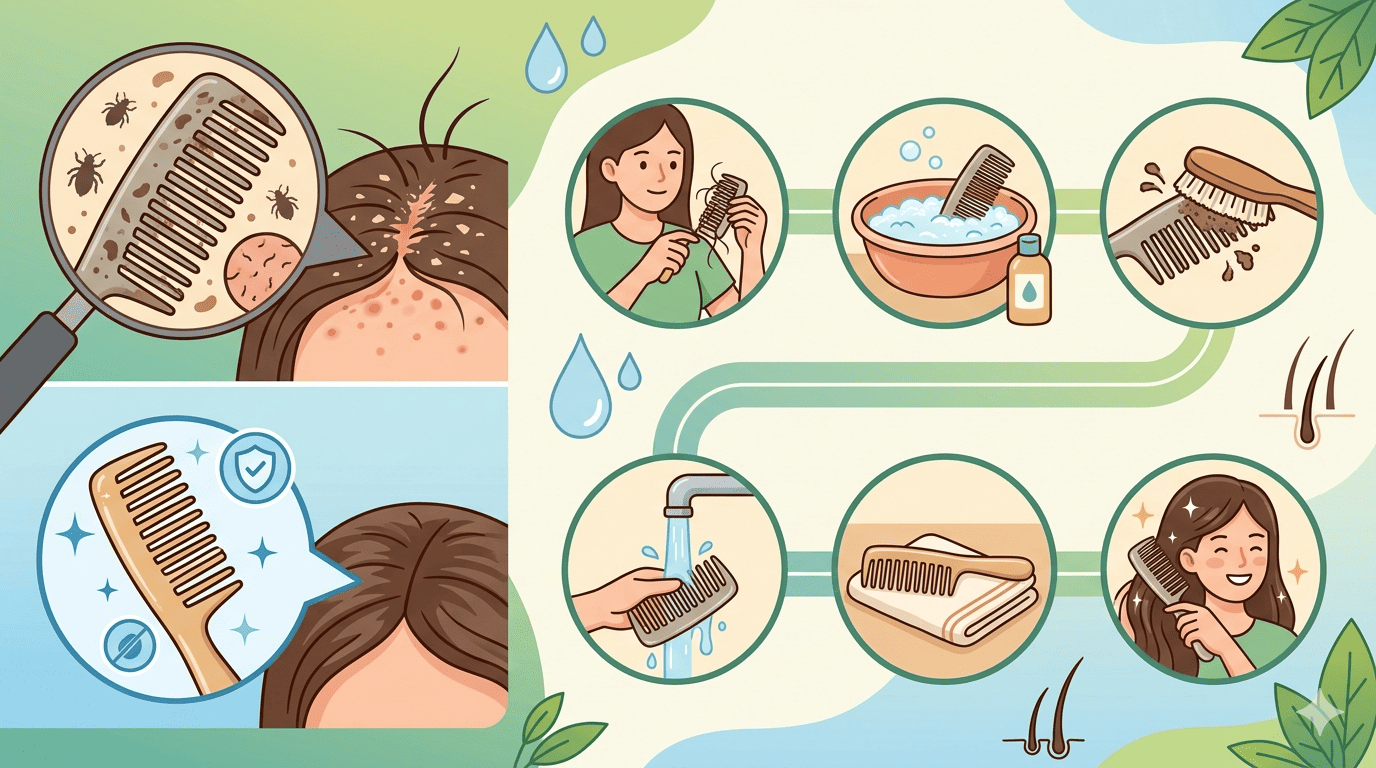 Cara Membersihkan Sisir Rambut yang Benar agar Terhindar dari Ketombe dan Kutu