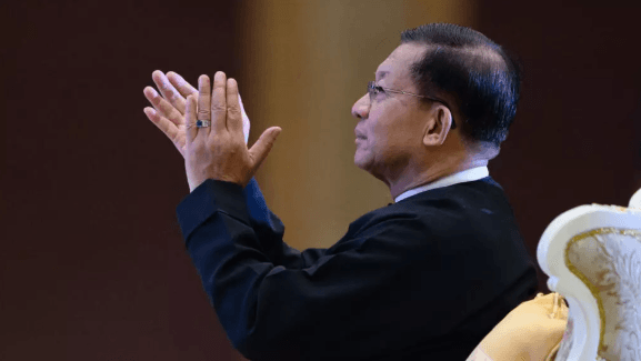 Parlemen Myanmar Pilih Pemimpin Junta Myanmar Min Aung Hlaing sebagai Wakil Presiden
