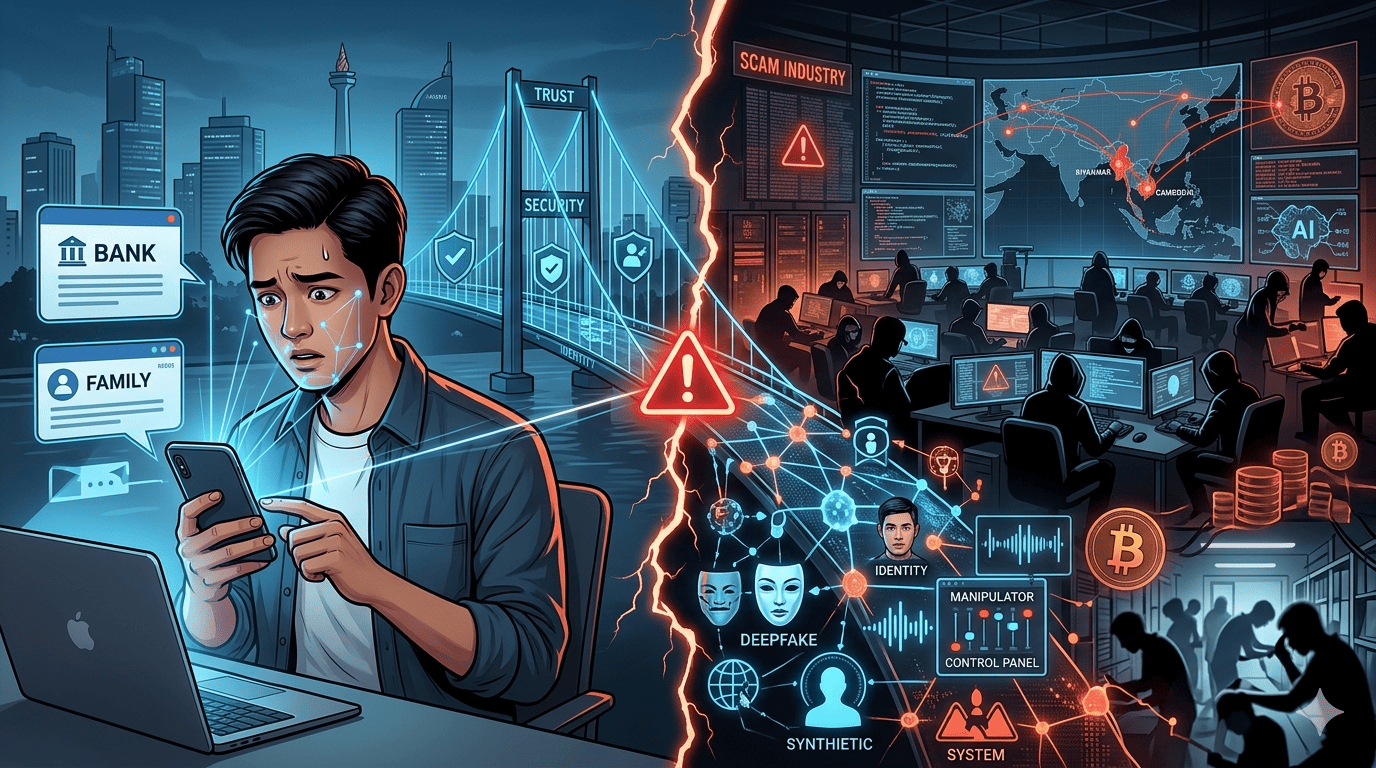 Scam Digital Makin Canggih: Ini Cara AI Mengubah Penipuan di Asia Tenggara