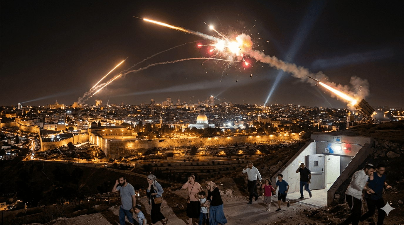 Israel Tuding Iran Menyerang Yerusalem dan Yerikho setelah Pengumuman Gencatan Senjata