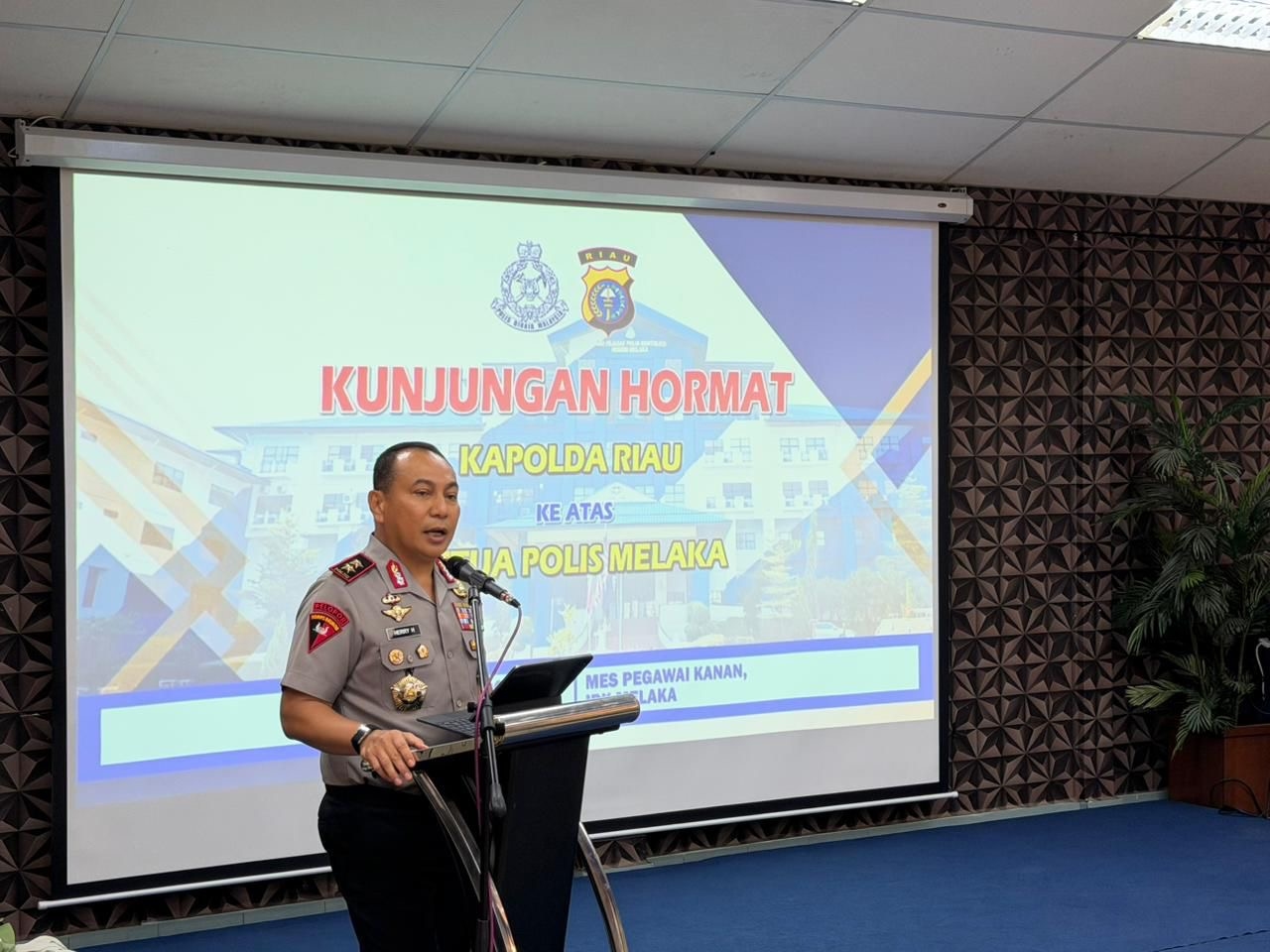 Tangani Narkotika, Terorisme, dan Kejahatan Lintas Negara, Polda Riau Perkuat Kolaborasi dengan Polisi Malaysia