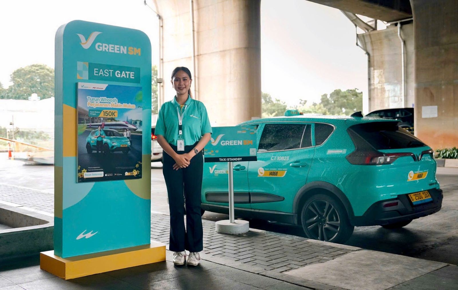 Green SM Hadir di Stasiun Whoosh Halim, Lengkapi Perjalanan Penumpang