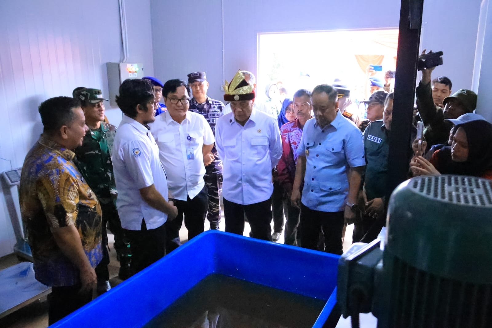 Wagub Sumsel Dampingi Menko Polkam Tinjau Kampung Nelayan Sungsang
