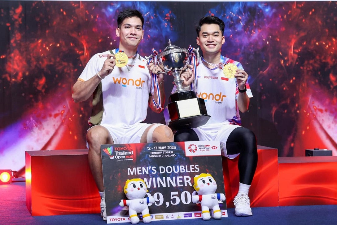 Taklukkan Pasangan India, Leo/Daniel Rebut Juara Thailand Open 2026
