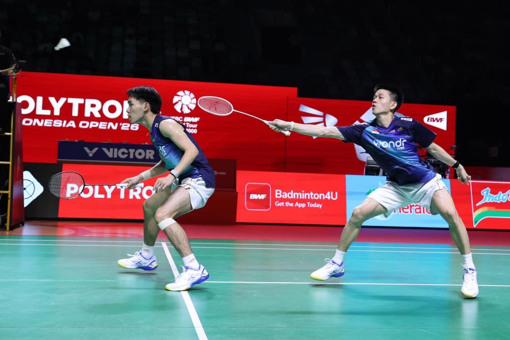 Indonesia Terbuka: Raymond/Joaquin dan Sabar/Reza Kompak Menang, Pastikan 1 Final untuk Merah Putih