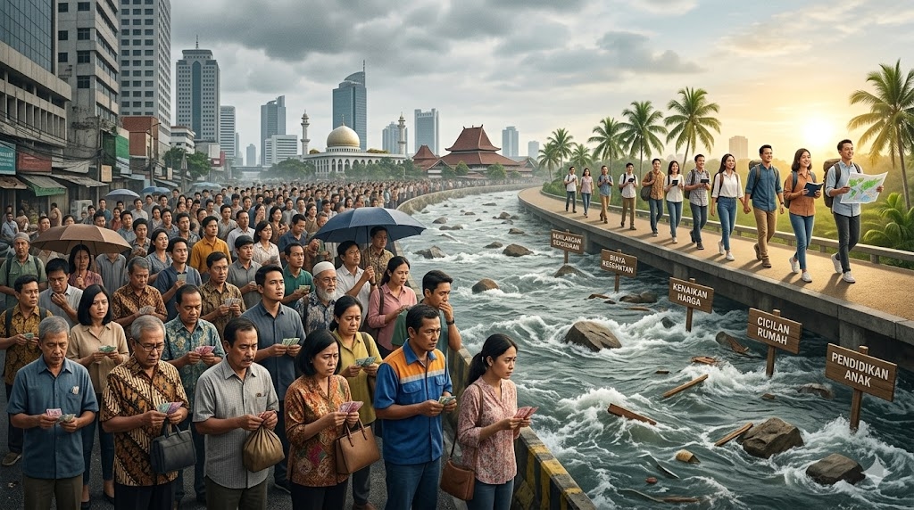Hanya 14 Persen Orang Indonesia Merasa Sangat Aman Secara Finansial, Mengapa Mayoritas Masih Khawatir soal Uang?