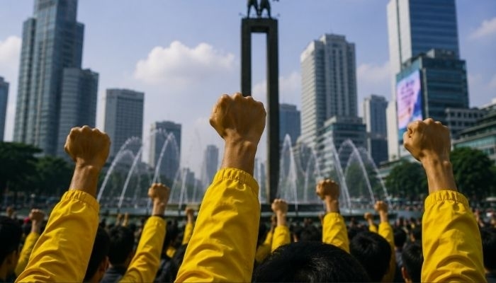 Demo Hari Ini di Jakarta Berlangsung di 5 Lokasi, Cek Daftar Lengkapnya!