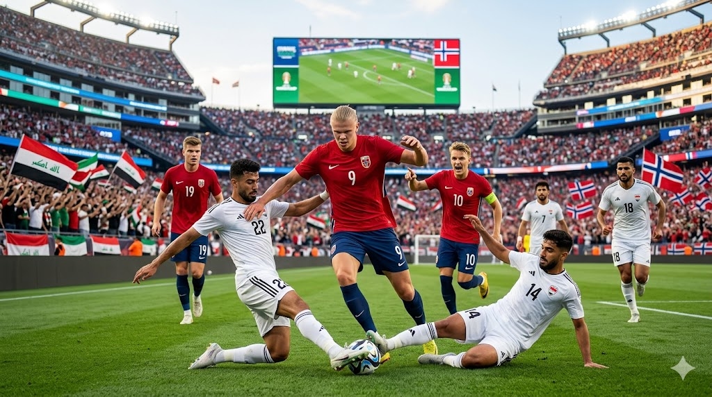 Prediksi Skor Irak vs Norwegia di Piala Dunia 2026: Haaland Cs Diunggulkan, Mampukah Singa Mesopotamia Memberi Kejutan?