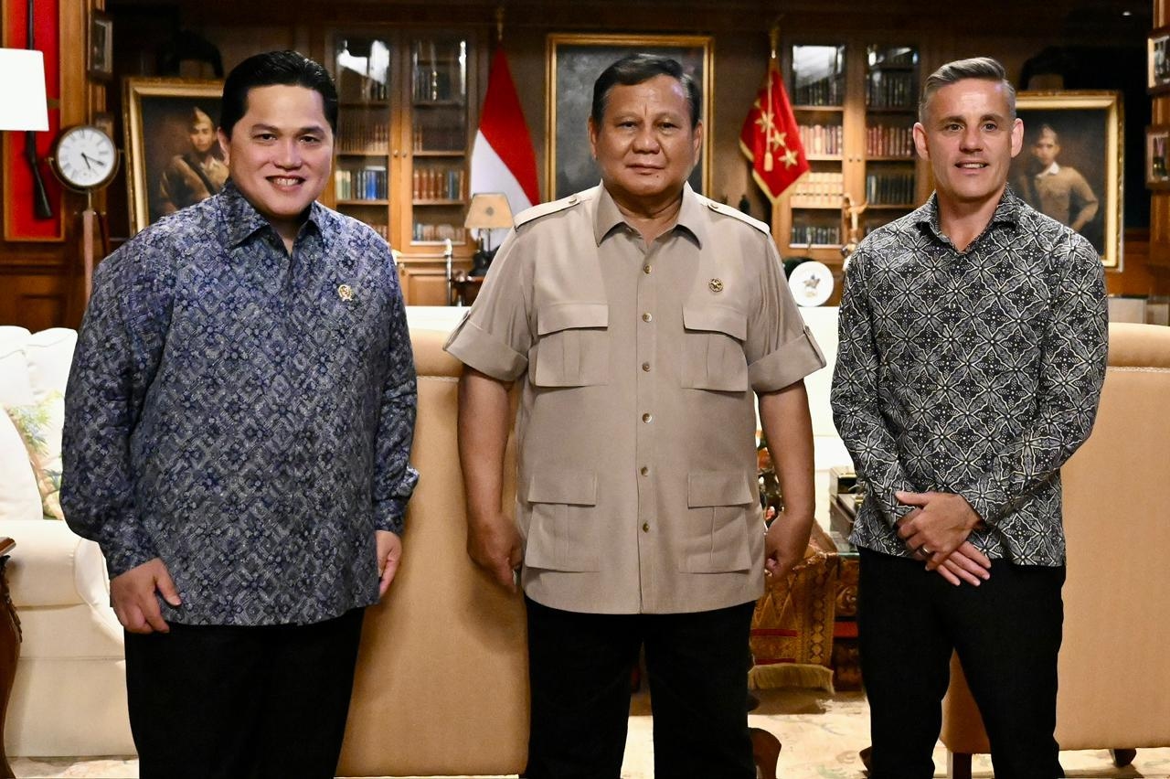 Jumpa Prabowo di Hambalang, Ini Kesan Pelatih Timnas Indonesia John Herdman