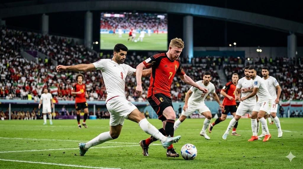 Prediksi Skor Belgia vs Iran: The Red Devils Diunggulkan, tetapi Laga Diprediksi Berjalan Ketat