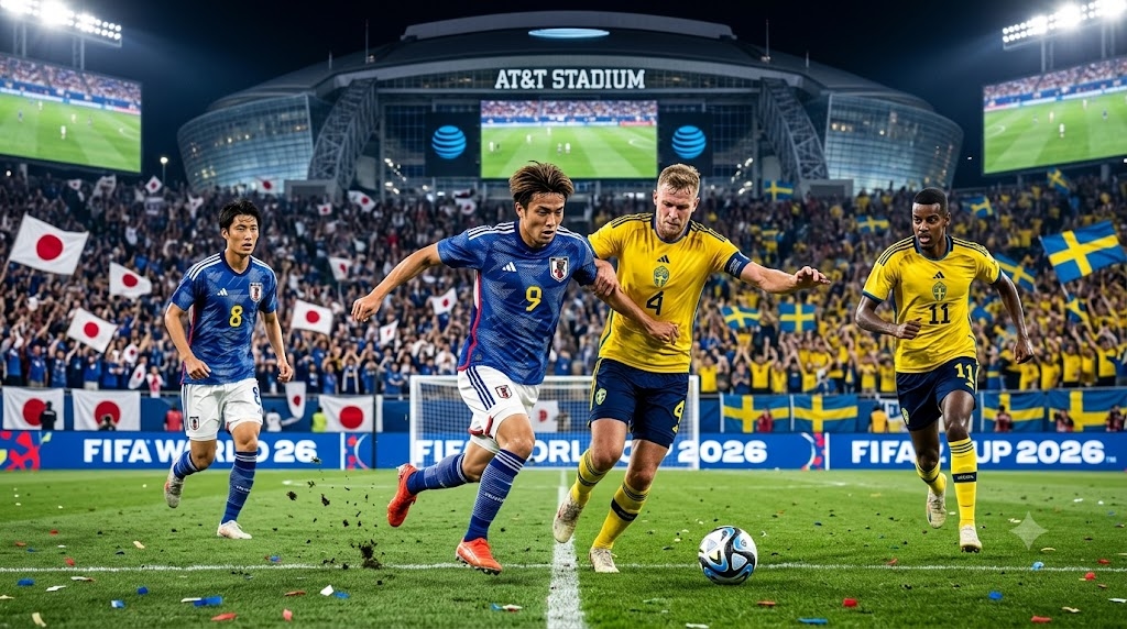 Prediksi Skor Jepang vs Swedia di Piala Dunia 2026: Samurai Biru Diunggulkan Menang, Mampukah Blagult Bangkit?
