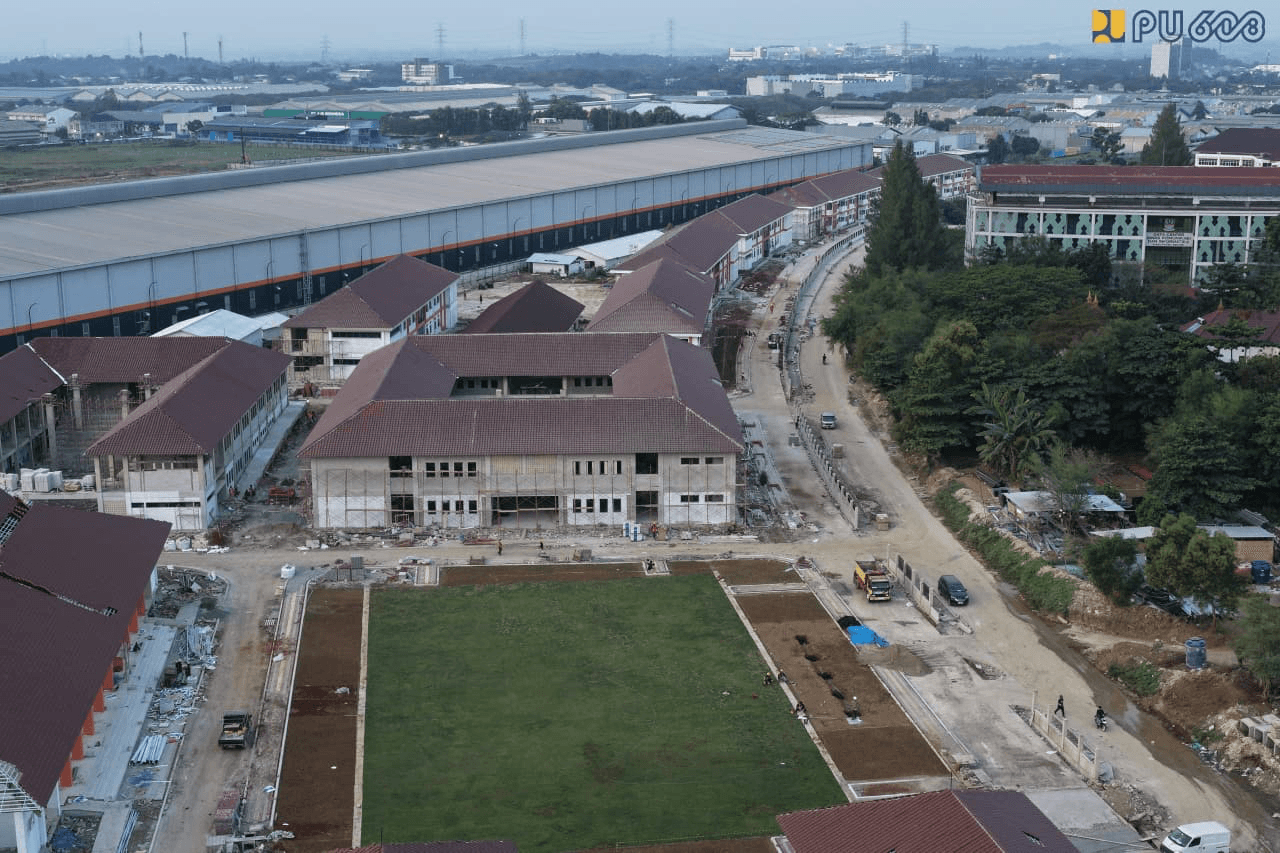 Terapkan Konsep Gentengisasi, Kementerian PU: Progres Sekolah Rakyat Cikarang Sudah 89,57%