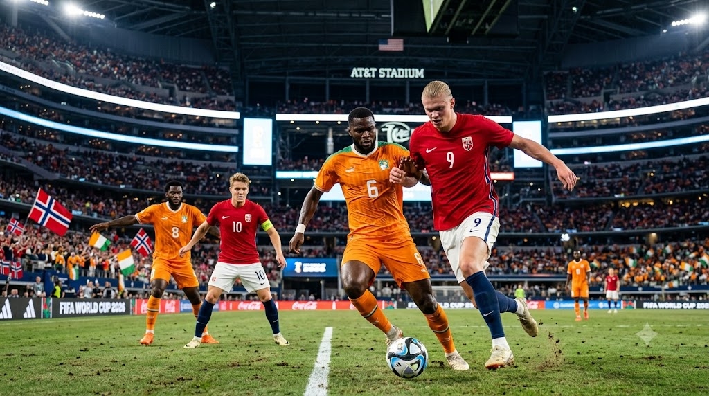 Prediksi Skor Pantai Gading vs Norwegia: Haaland Jadi Ancaman, Mampukah The Elephants Ciptakan Kejutan di Piala Dunia 2026?