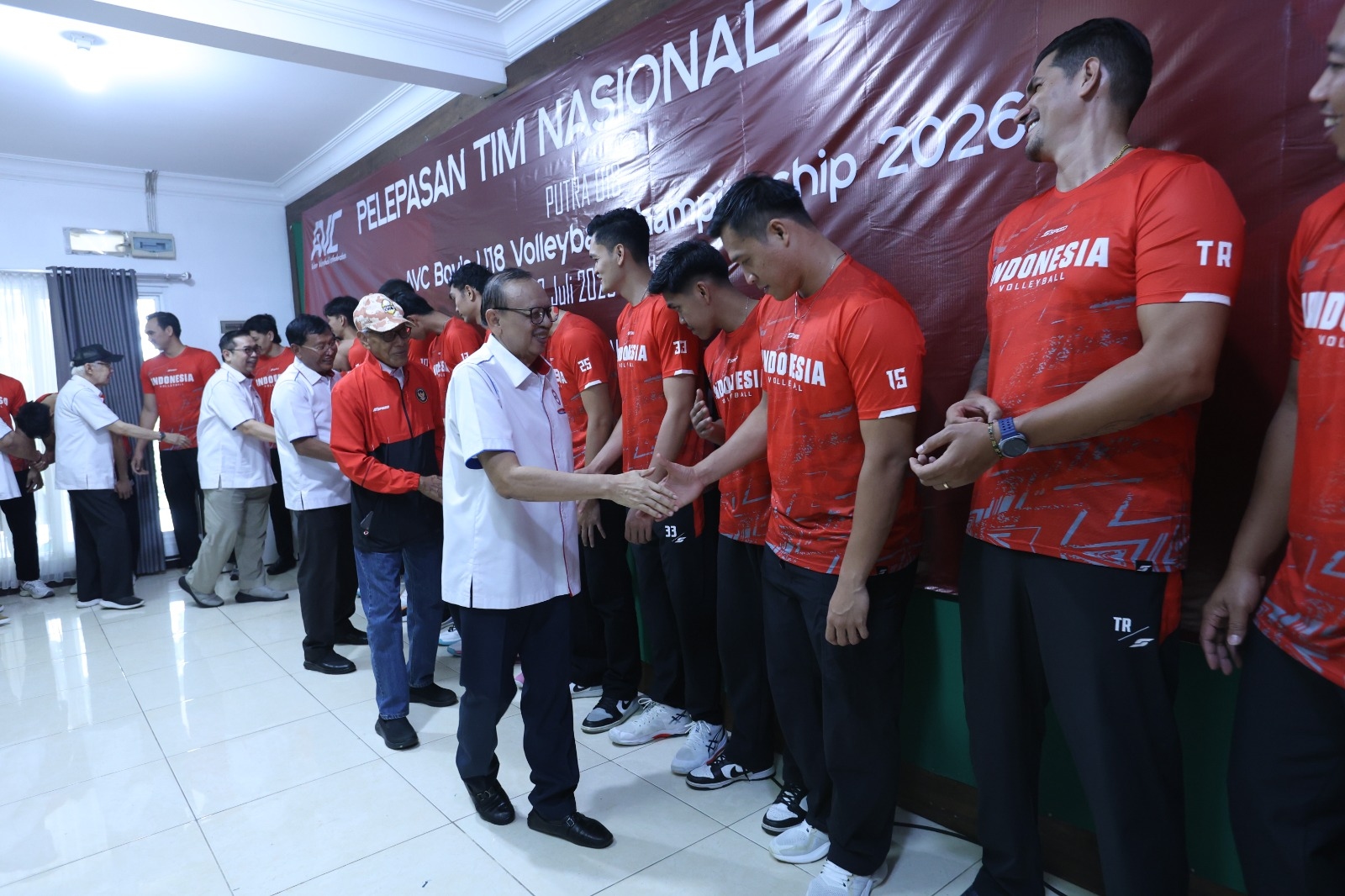 SEA V Cup: PBVSI Resmi Lepas Timnas Voli Indonesia Putra ke Filipina, Targetkan Gelar Juara