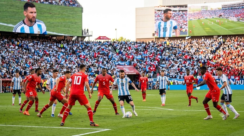 Prediksi Skor Argentina vs Swiss Perempat Final Piala Dunia 2026, Lengkap dengan Head to Head, Susunan Pemain, dan Statistik