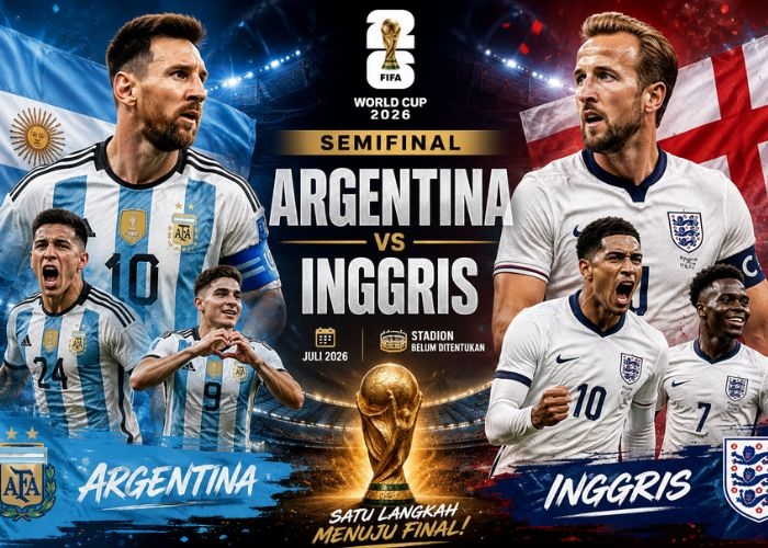 Argentina vs Inggris di Semifinal Piala Dunia 2026: Jadwal, Jam Tayang, dan Fakta Menarik Jelang Big Match