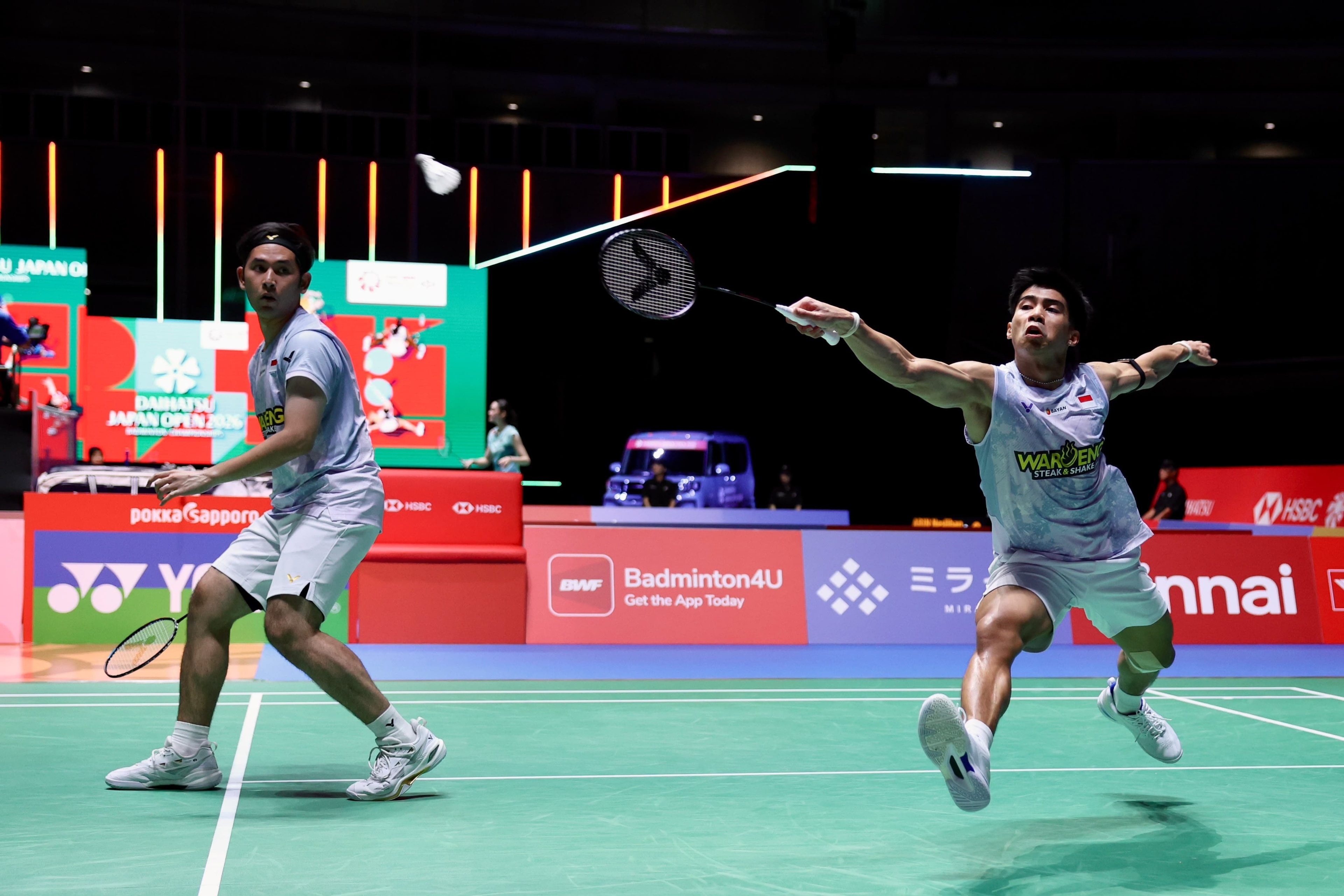 Jepang Terbuka: Berjuang di Tengah Cedera Punggung, Sabar/Reza Singkirkan Wakil Chinese Taipei