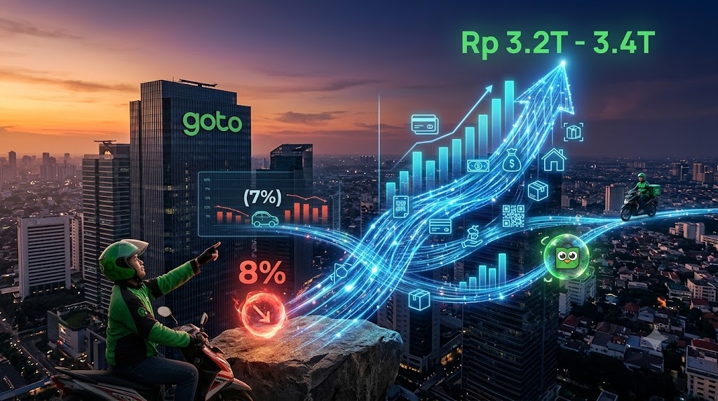 Walau Komisi Gojek Jadi 8 Persen, GoTo Tetap Yakin Capai Target Laba Operasional