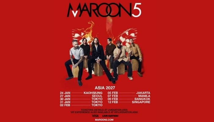 Maroon 5 Hadir di Jakarta Februari 2027, Cek Jadwal dan Prakiraan Harga Tiket