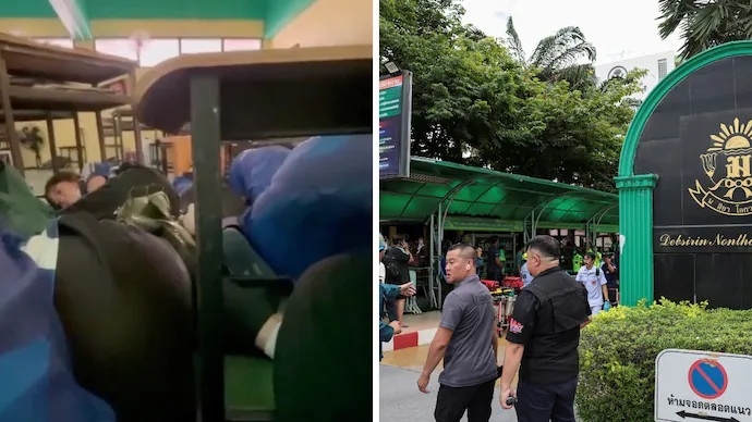 Rekaman Video Ungkap Kepanikan Siswa saat Penembakan Sekolah Thailand yang Tewaskan 5 Orang Guru