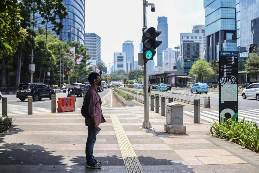 Cuaca di Sebagian Jakarta Cerah Berawan pada Siang dan Malam Hari