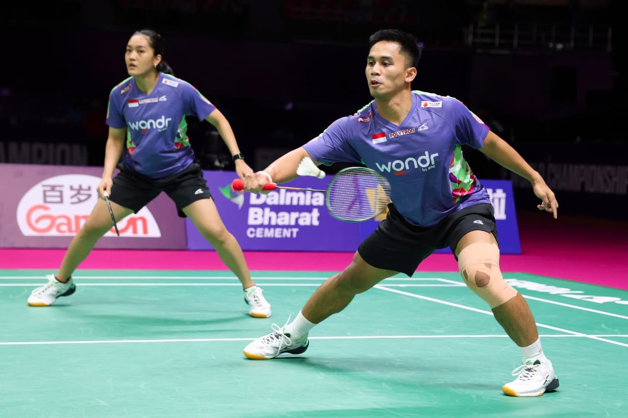 Kejuaraan Dunia: Amri/Nita Pastikan Medali Usai Bungkam Unggulan Taipei, Ganda Putri Habis