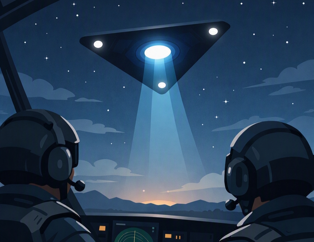 Pentagon Buka 41 File UFO, Ada Kesaksian Pilot soal Objek Segitiga
