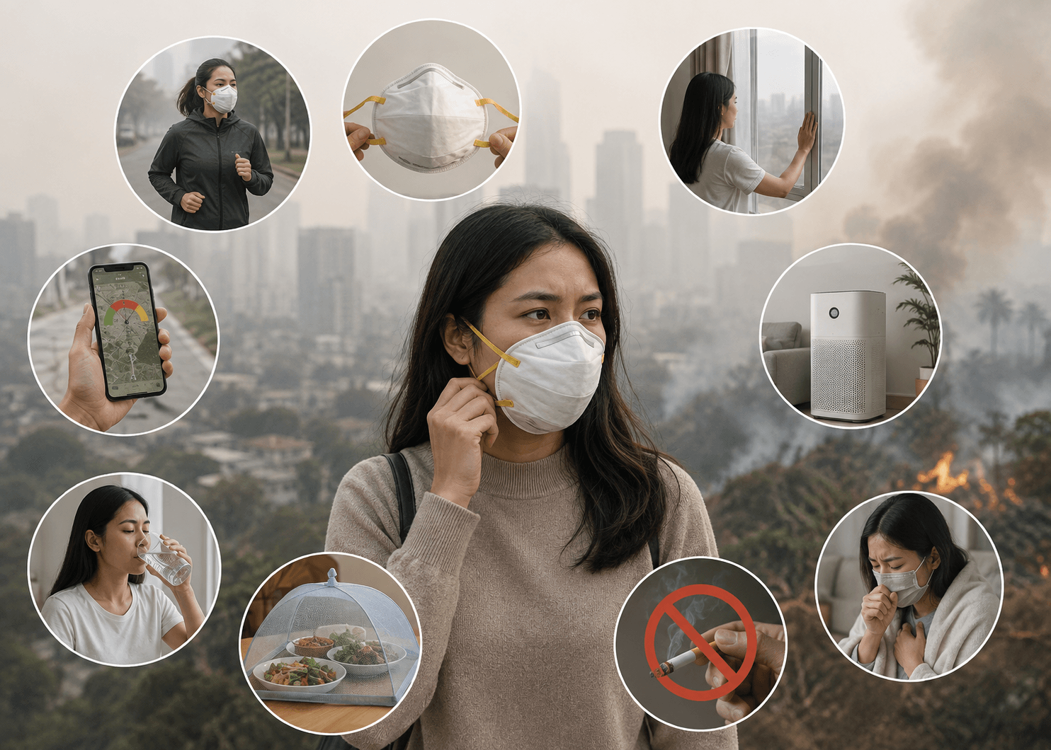 10 Tips Melindungi Diri dari Kabut Asap Karhutla, Jangan Hanya Andalkan Masker