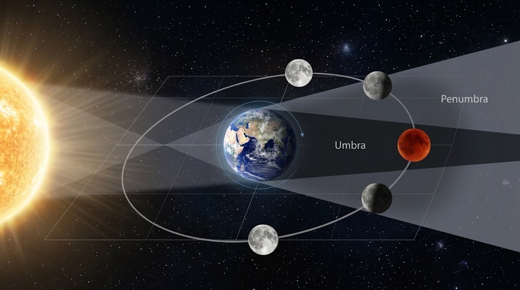 Penyebab Gerhana Bulan dan Proses Terjadinya, Kenapa Tidak Muncul Setiap Bulan?