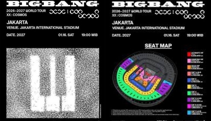 Harga Tiket Konser BIGBANG Jakarta 2027, VIP Tembus Rp6,5 Juta!