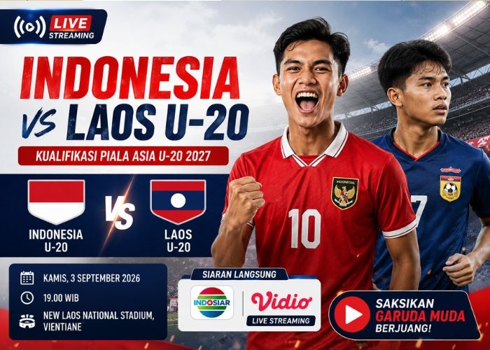 Link Live Streaming Laga Indonesia vs Laos di Kualifikasi Piala Asia U-20 2027, Cek Jadwalnya!