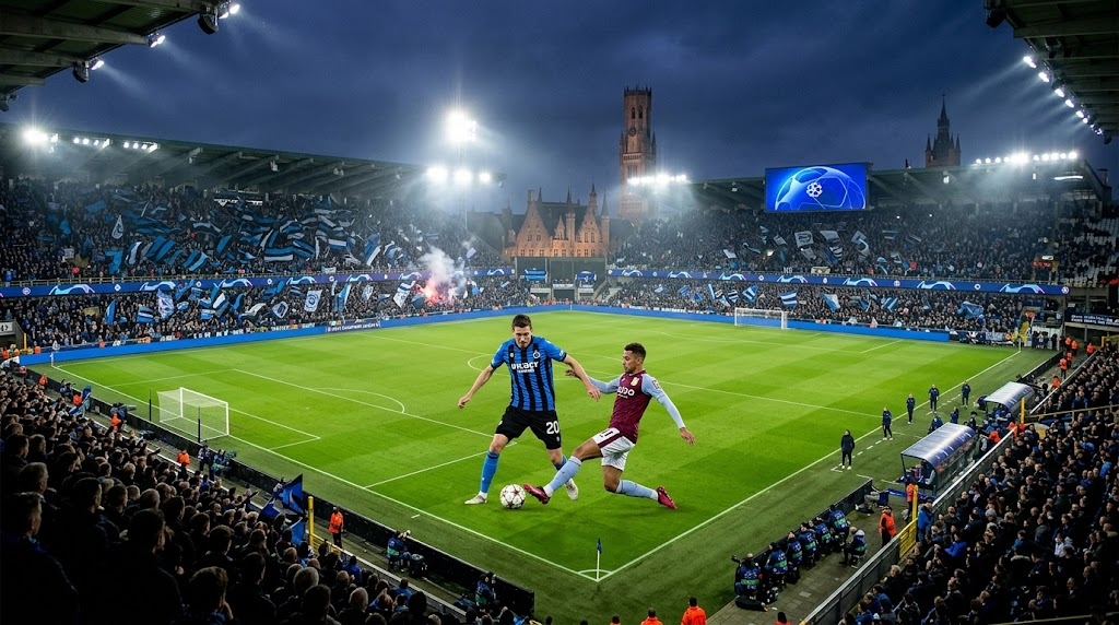 Prediksi Skor Club Brugge vs Aston Villa di Liga Champions: The Villans Diunggulkan?